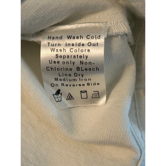 HSN Diane Gilman White Button Down Jacket Beaded Ornate Buttons XL - Picture 6 of 8